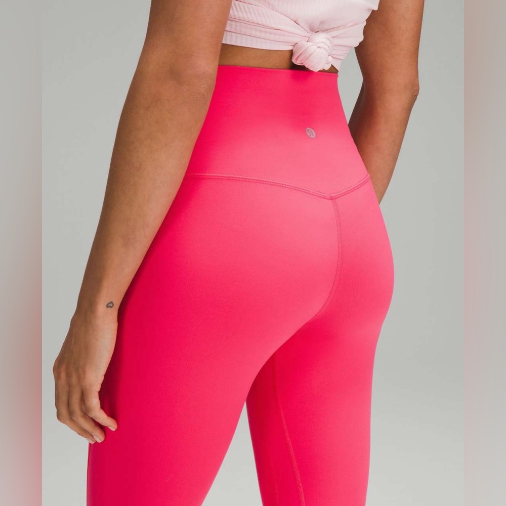 Lululemon Align High-Rise Crop 17"
Lip Gloss hot pink color bright neon Barbie